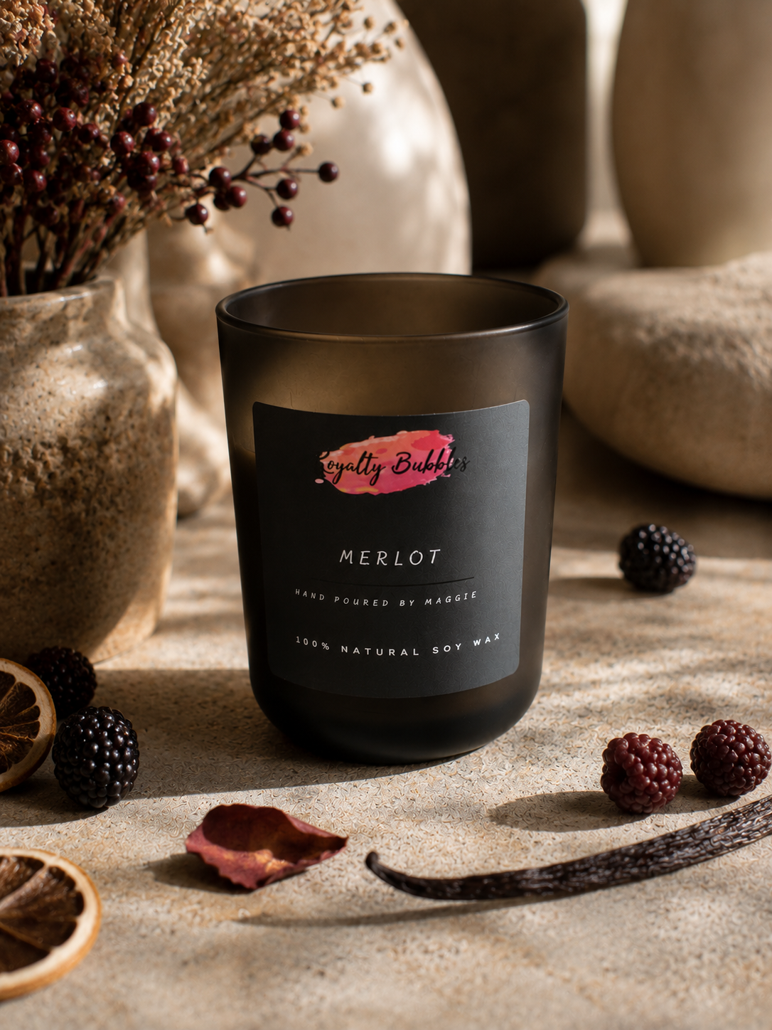 Merlot candle